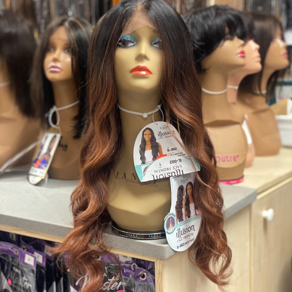 Human/synthetic Blend Wig